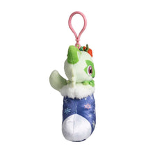 Load image into Gallery viewer, Pokemon Plush Keychain Sprigatito Holiday 2023 Pokemon Center