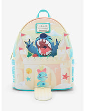 Load image into Gallery viewer, Disney Mini Backpack Stitch Sandcastle Loungefly