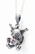 Load image into Gallery viewer, Digimon Necklace Tailmon Natural Stone Adventure 02 The Beginning Tsumugi