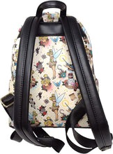 Load image into Gallery viewer, Disney Mini Backpack Peter Pan Tinkerbell Tattoo AOP Loungefly