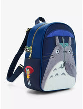 Load image into Gallery viewer, Studio Ghibli Mini Backpack My Neighbor Totoro Umbrella Fuzzy Her Universe