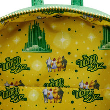 Load image into Gallery viewer, Wizard of Oz Mini Backpack Emerald City GITD Loungefly