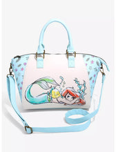 Load image into Gallery viewer, Disney Crossbody Little Mermaid Ariel Flounder Chillin Loungefly