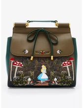 Load image into Gallery viewer, Disney Handbag Alice in Wonderland Mushrooms Loungefly