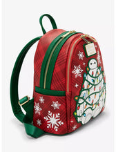 Load image into Gallery viewer, Disney Mini Backpack Big Hero 6 Baymax Holiday Plaid Light-Up Loungefly
