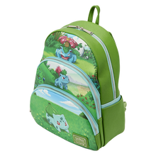 Load image into Gallery viewer, Pokemon Bulbasaur Evolutions Triple Pocket Backpack