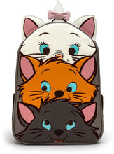 Load image into Gallery viewer, Disney Mini Backpack Wallet Set Aristocats Stack Loungefly