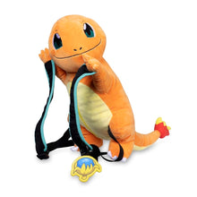 Load image into Gallery viewer, Pokemon Partner Plush Backpack Charmander Pokemon Center
