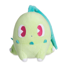 Load image into Gallery viewer, Pokemon Plush Chikorita Soda Pop Pokemon Center