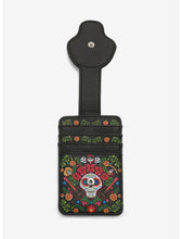 Load image into Gallery viewer, Disney Pixar Cardholder Coco Floral Sugar Skull Loungefly