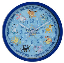 Load image into Gallery viewer, Pokemon Wall Clock EIEVUI & Starlight Night Eevee and Evolutions SEGA