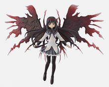Load image into Gallery viewer, Madoka Magica Figure Homura Winged Ver. Movie Ichiban Kuji Banpresto