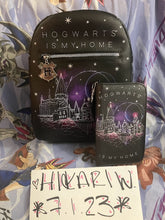 Load image into Gallery viewer, Harry Potter Mini Backpack Wallet Set Hogwarts Is My Home Constellation Bioworld