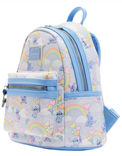 Load image into Gallery viewer, Disney Mini Backpack Lilo & Stitch I Heart Stitch Rainbow Balloons Loungefly