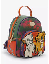 Load image into Gallery viewer, Disney Mini Backpack with Coin Purse Lion King Simba & Nala Our Universe