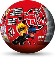 Load image into Gallery viewer, Miraculous Ladybug Surprise Ball MiraBall 4 in 1 Plush & Stickers Zag