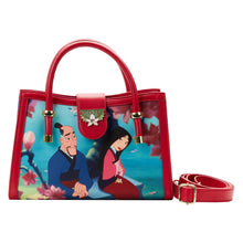 Load image into Gallery viewer, Disney Crossbody Bag Mulan Princess Scenes Loungefly