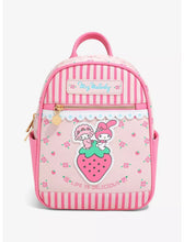 Load image into Gallery viewer, Sanrio Mini Backpack My Melody and My Sweet Piano Strawberry Bioworld
