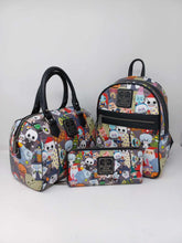 Load image into Gallery viewer, Disney Mini Backpack, Wallet, & Crossbody Set Nightmare Before Christmas Chibi AOP Loungefly