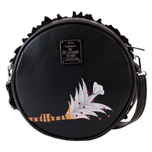 Load image into Gallery viewer, Disney Crossbody The Nightmare Before Christmas Figural String Lights Wreath GITD Loungefly