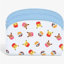 Load image into Gallery viewer, Pokemon Cardholder Pikachu Eevee Picnic Bioworld