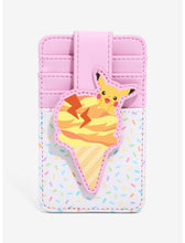 Load image into Gallery viewer, Pokemon Cardholder Pikachu Ice Cream Loungefly