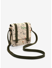 Load image into Gallery viewer, Disney Crossbody Peter Pan Never Land Doodle Map Loungefly