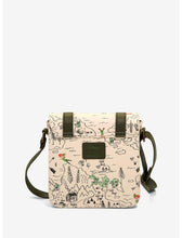 Load image into Gallery viewer, Disney Crossbody Peter Pan Never Land Doodle Map Loungefly