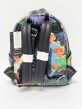 Load image into Gallery viewer, Disney Mini Backpack & Wallet Set Peter Pan Lost Boys Scene Loungefly