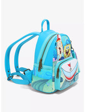 Load image into Gallery viewer, SpongeBob SquarePants Mini Backpack with Coin Purse Boating School Loungefly