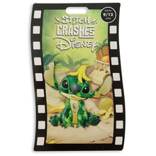 Load image into Gallery viewer, Disney Enamel Pin Stitch Crashes Disney Jumbo Pin #9 The Jungle Book Disney