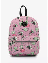 Load image into Gallery viewer, Invader Zim Mini Backpack GIR & Pig Nickelodeon Bioworld