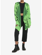 Load image into Gallery viewer, The Nightmare Before Christmas Oogie Boogie Drape Cardigan