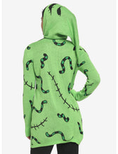 Load image into Gallery viewer, The Nightmare Before Christmas Oogie Boogie Drape Cardigan