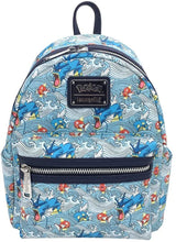Load image into Gallery viewer, Pokemon Mini Backpack Gyarados Magikarp Loungefly