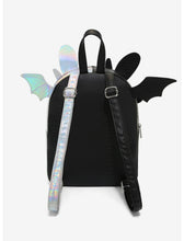 Load image into Gallery viewer, Dreamworks Mini Backpack Night Fury Light Fury Split Iridescent Bioworld