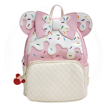 Load image into Gallery viewer, Disney Mini Backpack Minnie Mouse Ice Cream Sundae Loungefly