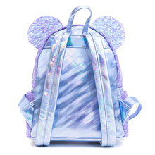 Load image into Gallery viewer, Disney Mini Backpack Minnie Mouse Purple Sequin Loungefly