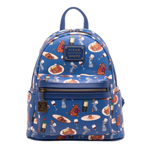 Load image into Gallery viewer, Disney Pixar Mini Backpack Ratatouille Remy and Emile AOP Loungefly