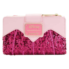 Load image into Gallery viewer, Disney Mini Backpack Wallet Set Aurora Sequin Loungefly