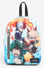 Load image into Gallery viewer, My Hero Academia Mini Backpack Deku Bakugo Todoroki Bioworld