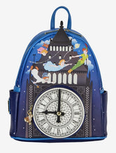 Load image into Gallery viewer, Disney Mini Backpack Peter Pan Clock Glow in the Dark Loungefly