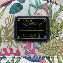 Load image into Gallery viewer, Disney Mini Backpack Under The Sea AOP The Little Mermaid Loungefly

