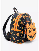 Load image into Gallery viewer, The Nightmare Before Christmas Mini Backpack Scary Teddy GITD Pumpkin Loungefly
