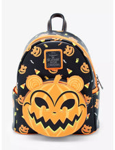 Load image into Gallery viewer, The Nightmare Before Christmas Mini Backpack Scary Teddy GITD Pumpkin Loungefly
