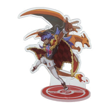 Load image into Gallery viewer, Pokemon Acrylic Stand Leon and Charizard Pokemon Masters EX Pokemon Center 4521329309231
