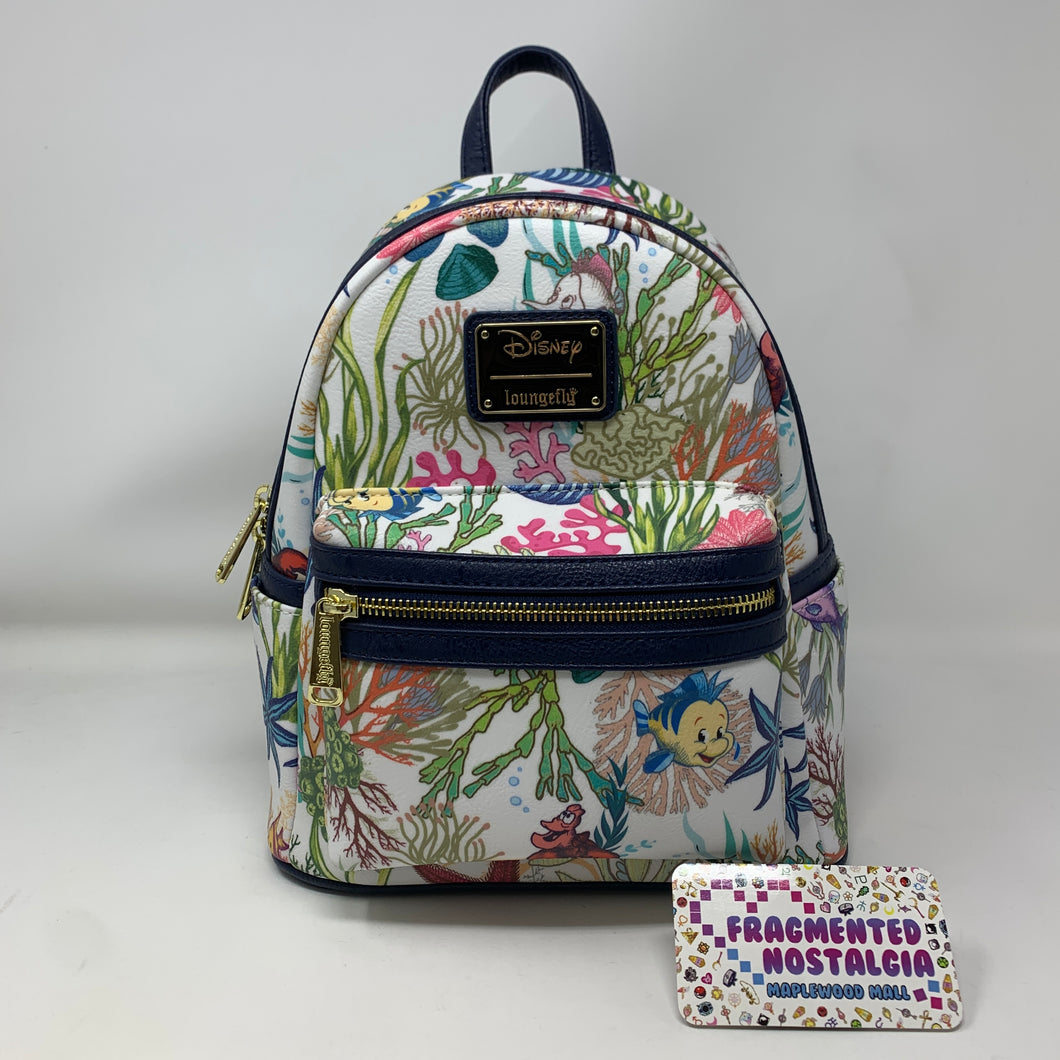 Disney Mini Backpack Under The Sea AOP The Little Mermaid Loungefly
