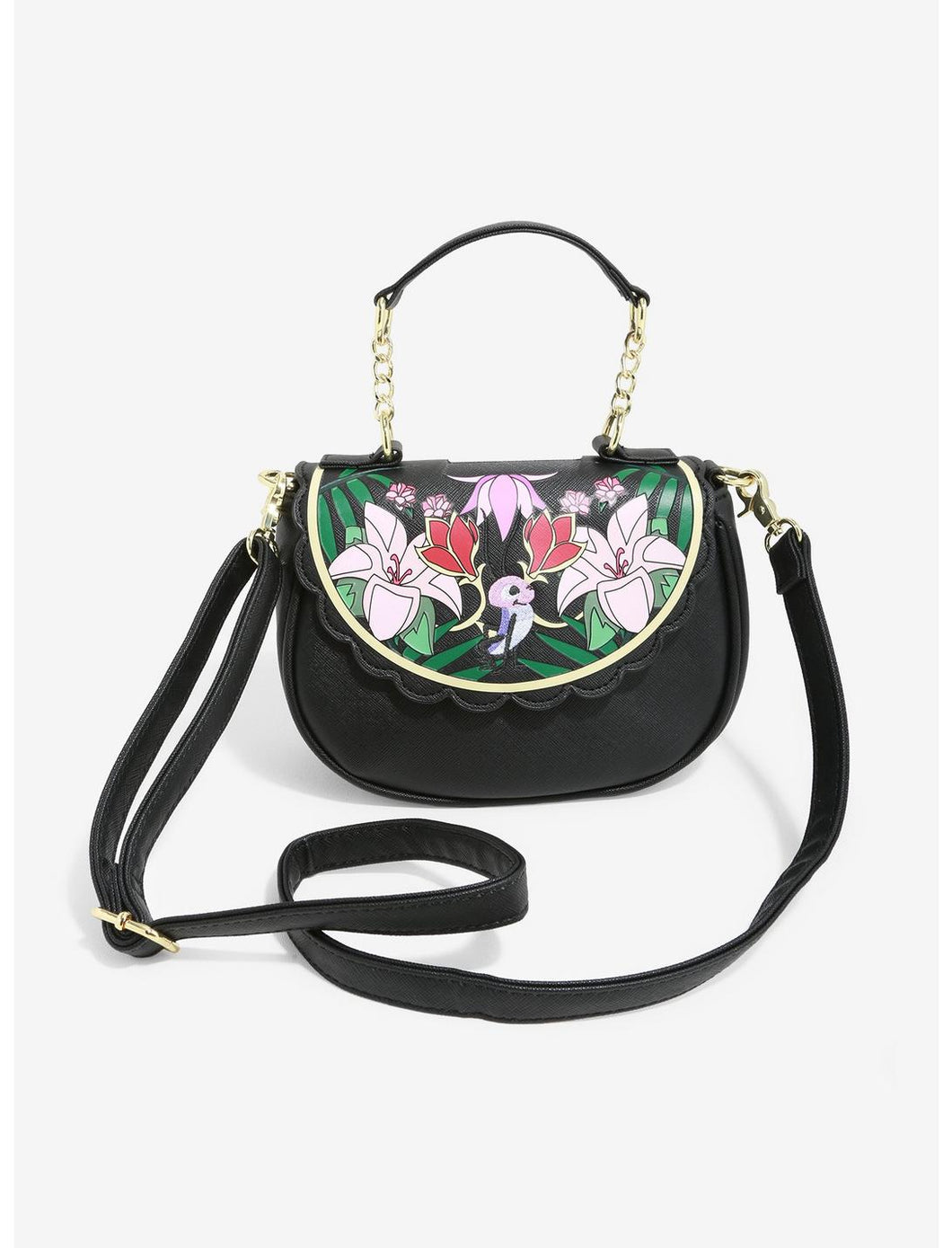 Disney Crossbody Bag Mulan Cri-Kee Floral Loungefly