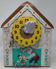 Load image into Gallery viewer, Disney Mini Backpack Geppetto and Pinocchio Cuckcoo Clock 2023 WonderCon Exclusive Loungefly
