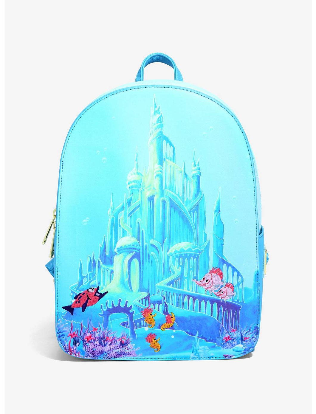 Disney Mini Backpack The Little Mermaid Castle Loungefly